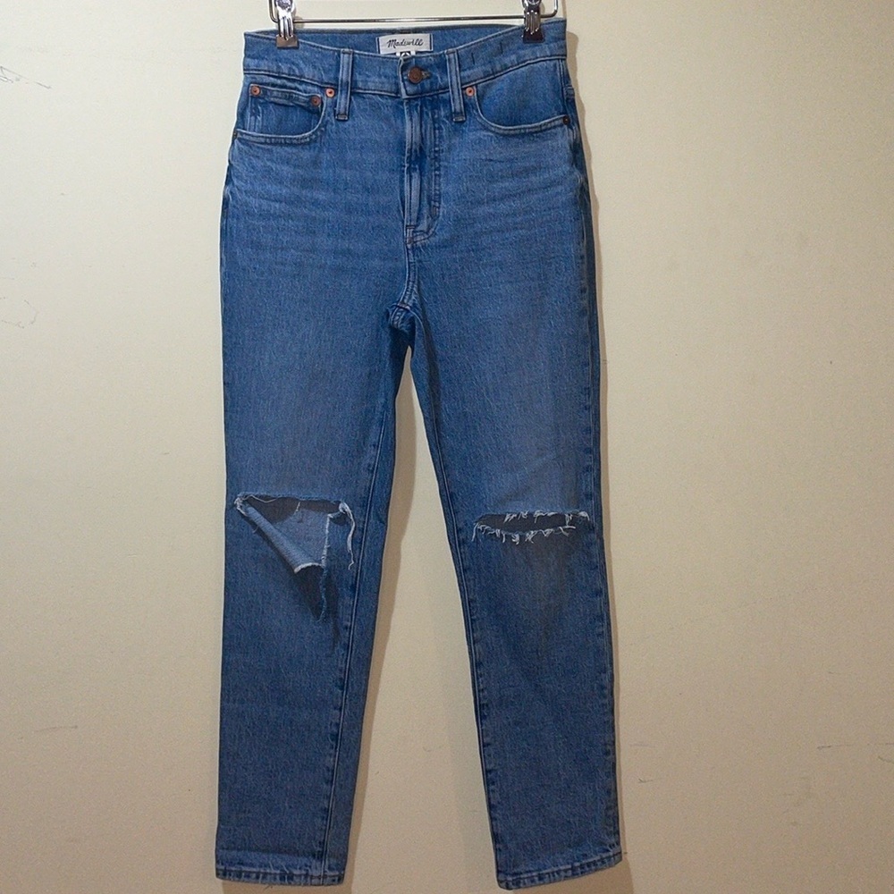 Womens Madewell The Perfect Vintage Distressed Jeans